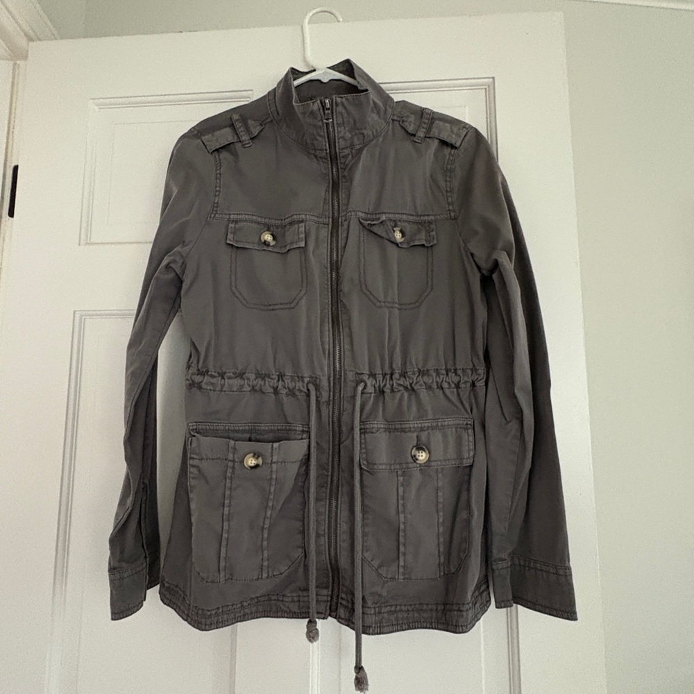 Women’s Gray Utility Jacket
